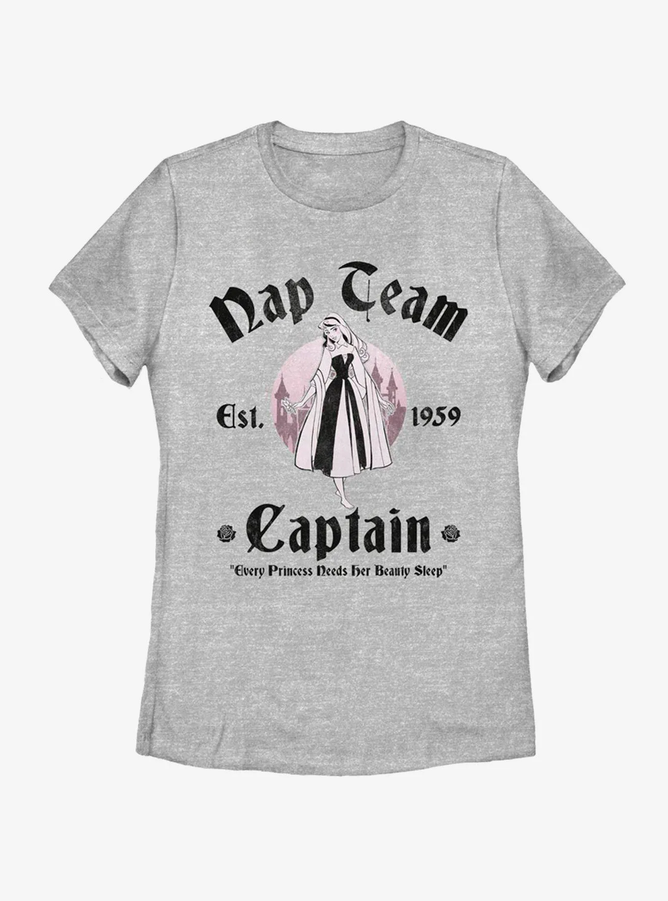 Disney Sleeping Beauty Nap Team Captain Aurora Womens T-Shirt | BoxLunch