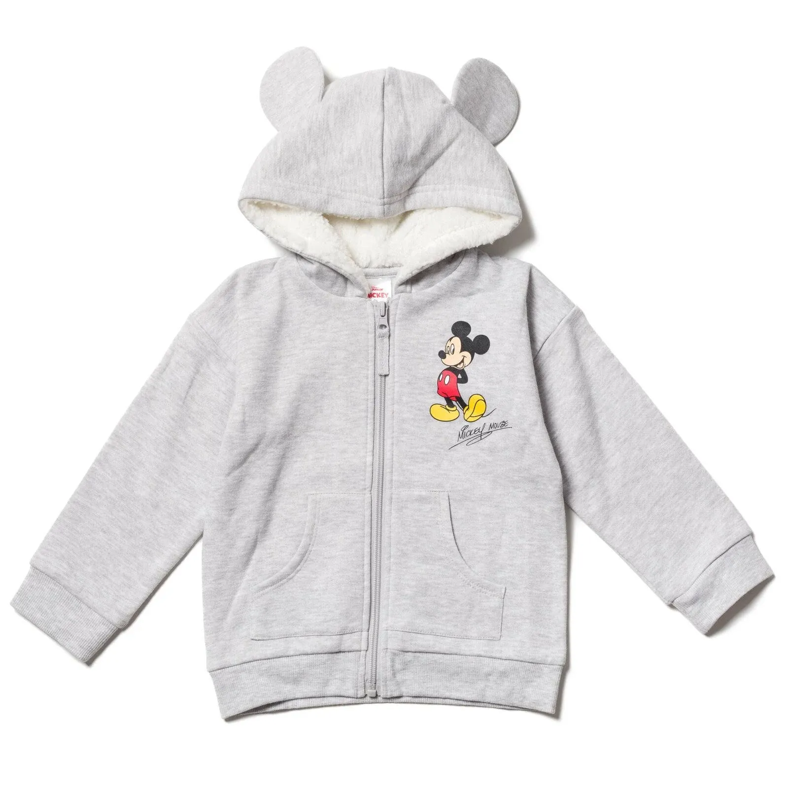 Disney Mickey Mouse Toddler Toddler Boy or Girl Fleece Zip Up Hoodie