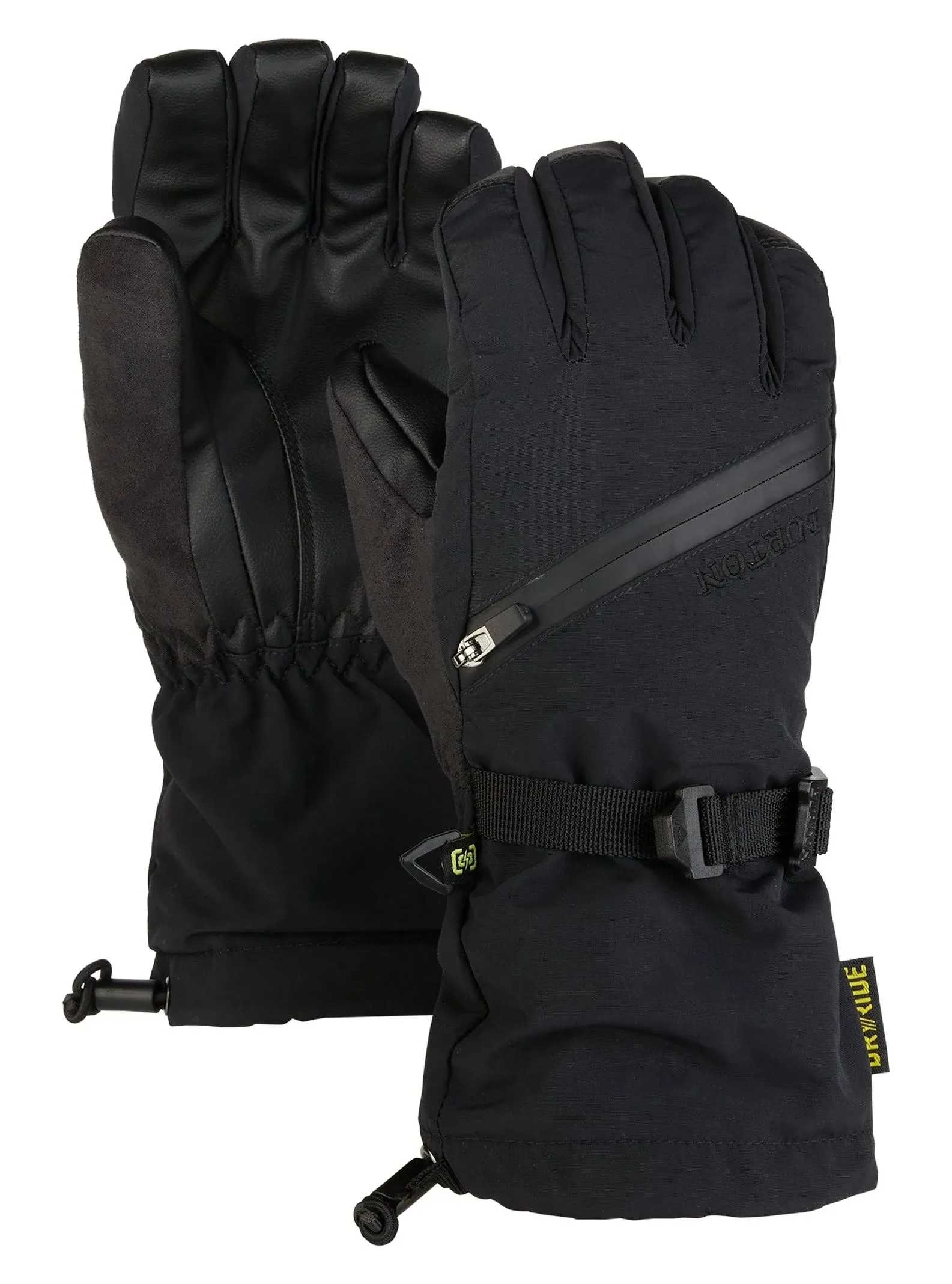 Burton Kids' Vent Gloves, True Black, M