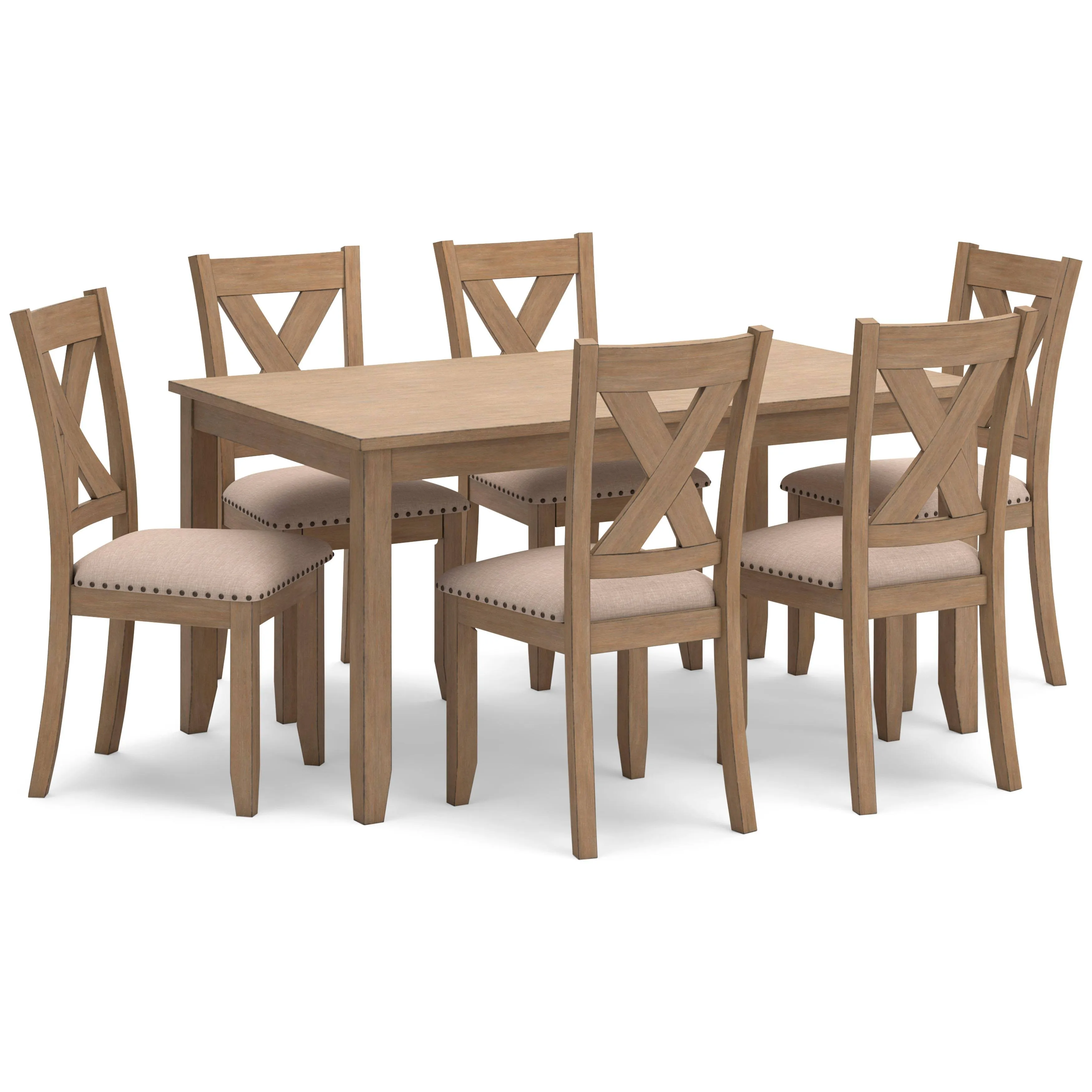 Ashley Furniture Sanbriar Dining Table and Chairs Set of 7