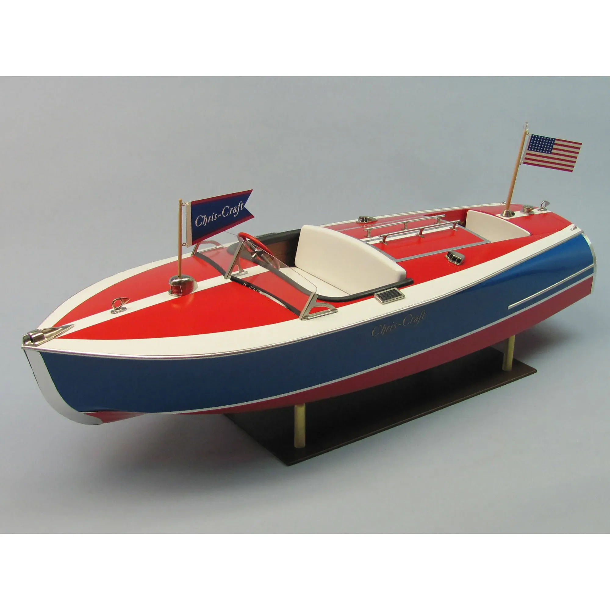 "1938 Chris-Craft 16' Painted Racer Boat Model Kit"