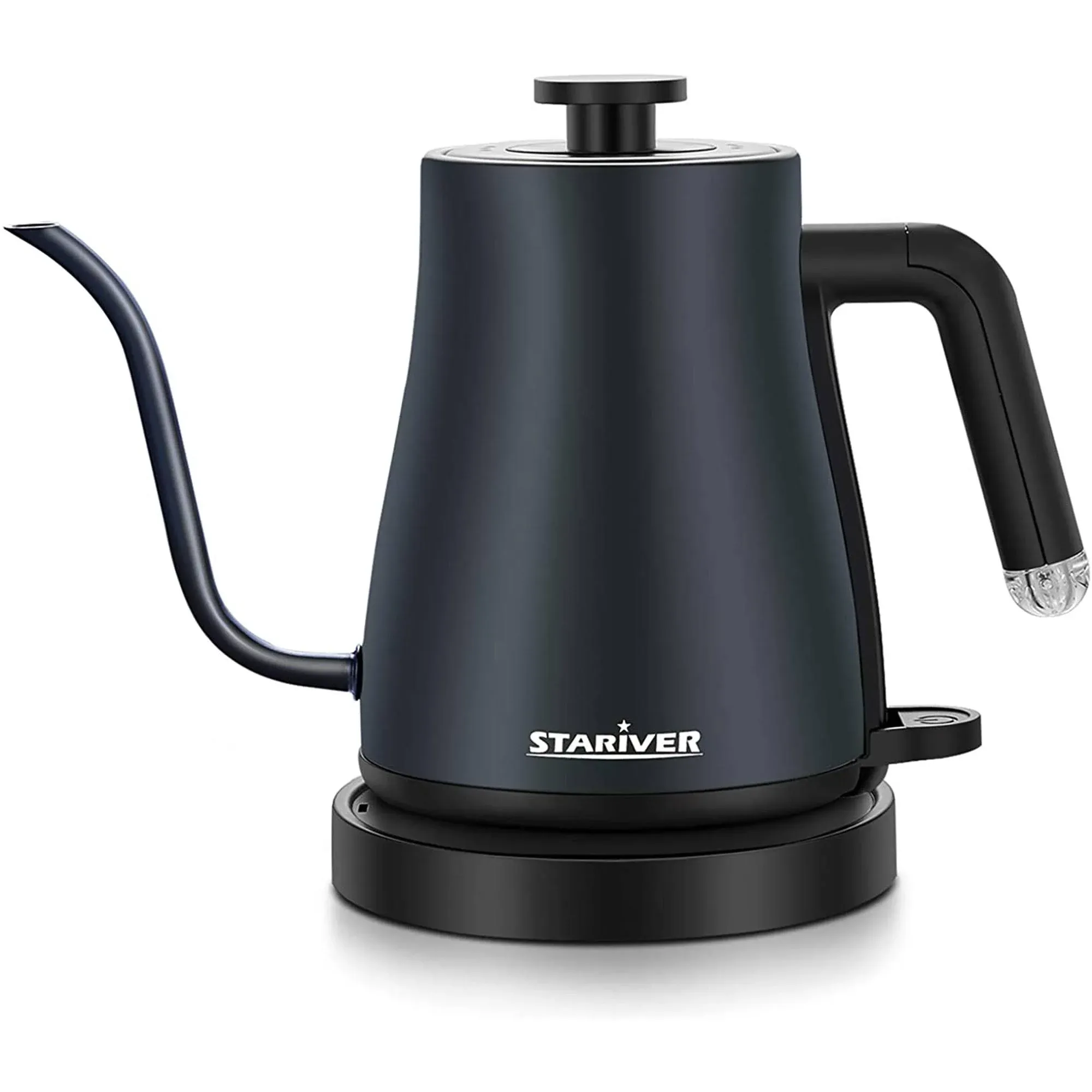 Stariver Electric Kettle Gooseneck Kettle, 1.2L Water Kettle, BPA-Free, Pour Over ...