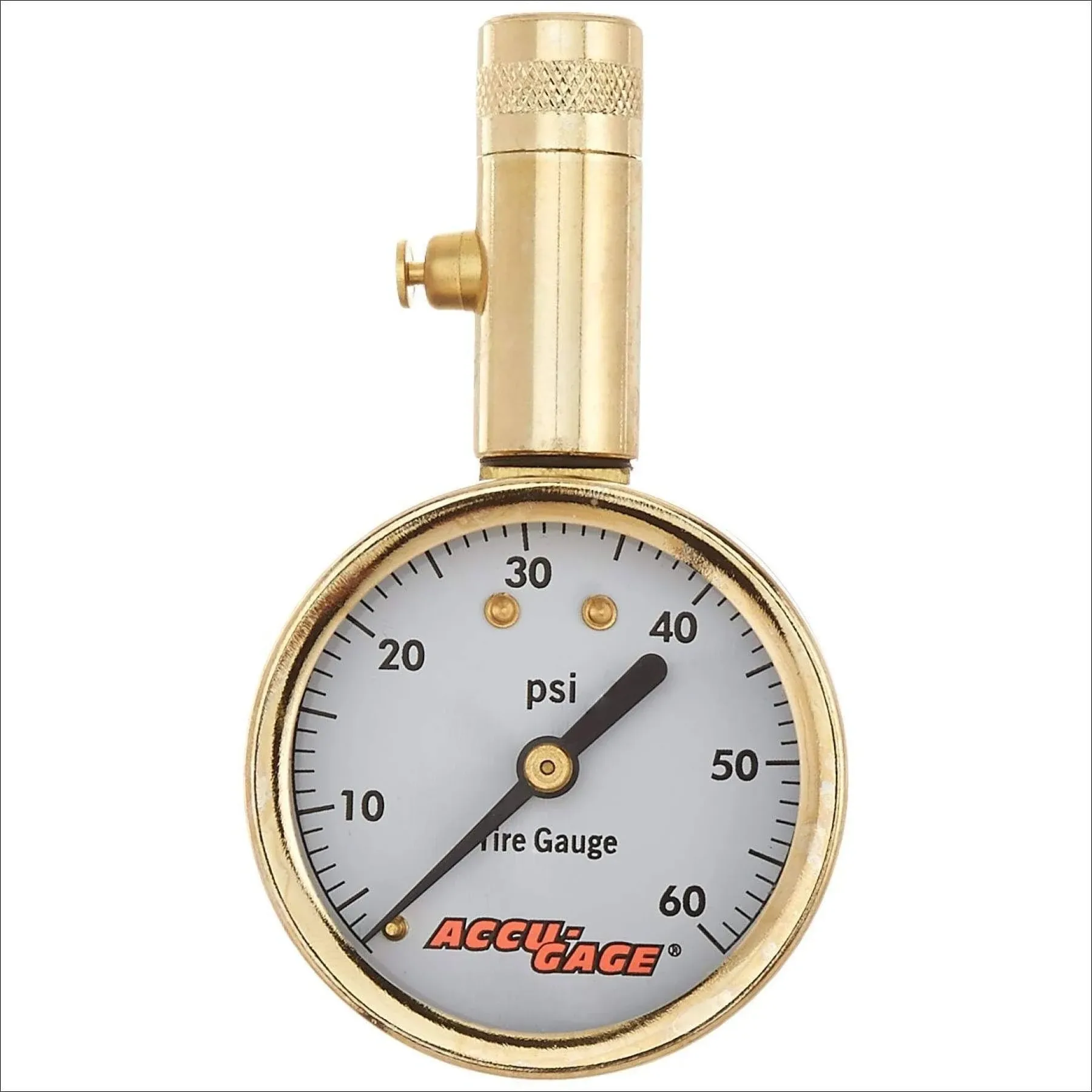 Accu-Gage 60 PSI Dial Tire Gauge (S60X)