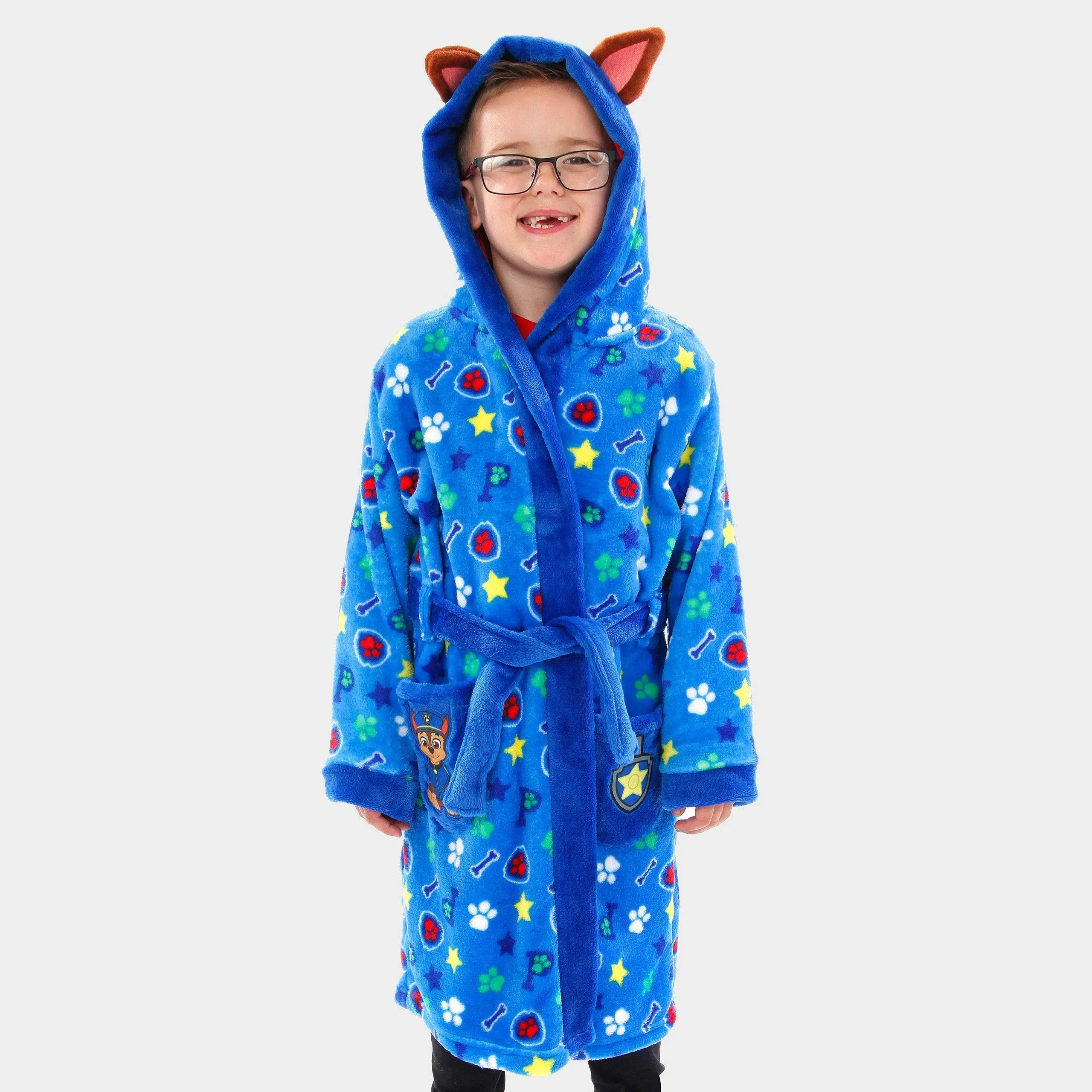 Paw Patrol Robe | Chase Kids Robes | Fleece Boys Bathrobe