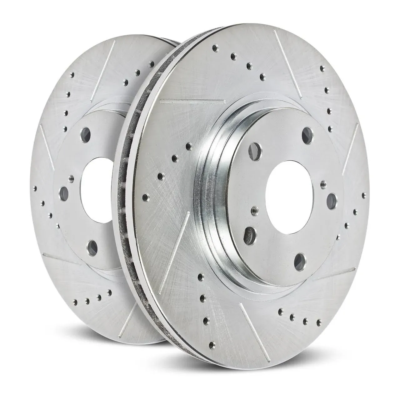 Power Stop EBR1209XPR Evolution Drilled & Slotted Rotors -Rear