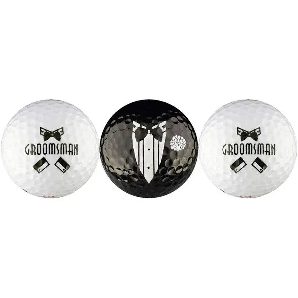 Groomsman Wedding Golf Ball Gift Set