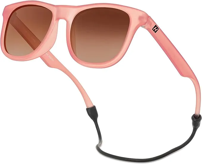 Polarized Baby Sunglasses - Pink 3-6 Years