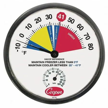 Cooper Atkins HACCP Cooler Freezer Thermometer.