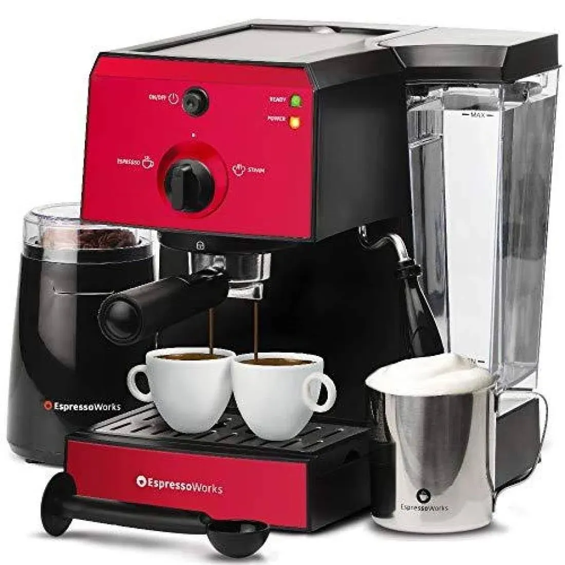 All in One Barista Bundle Set, 7 Piece Espresso Machine, Cappuccino Maker, Profe