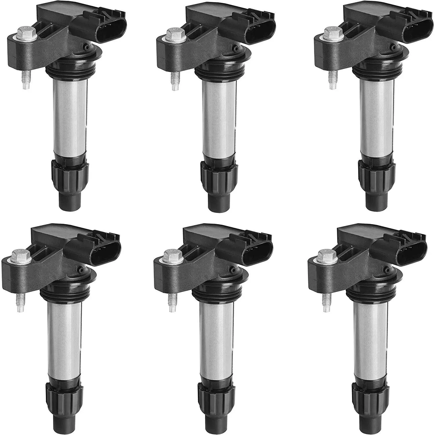 ENA Set of 6 Ignition Coil Pack Compatible with Buick Cadillac Chevrolet Chev...