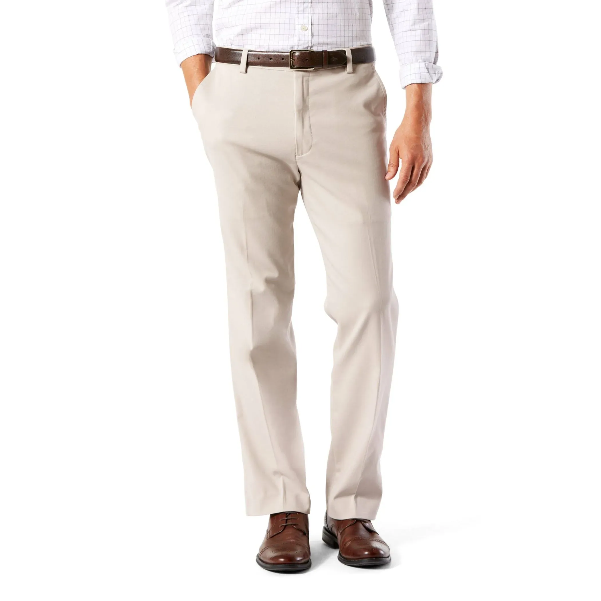 Dockers Men's Easy Khaki Classic Fit Pants Cloud (Stretch)