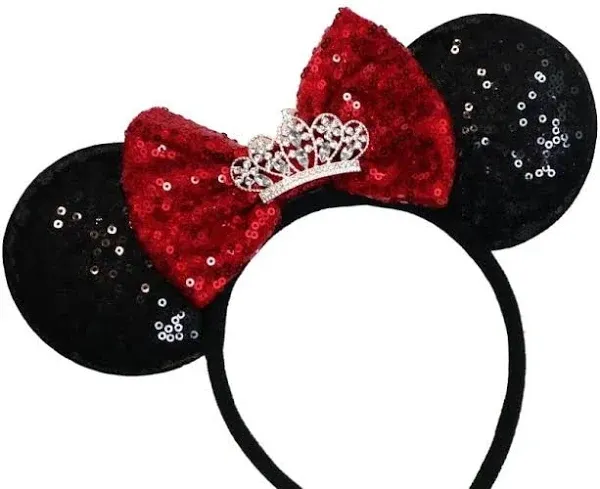 Princess Rhinestone Tiara Minnie Mouse Ears / Princess Ears / Disney Princess