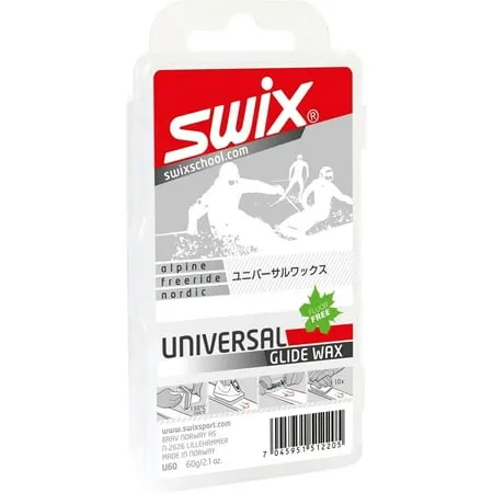 Swix Universal Ski/Snowboard Glide Wax, 60g or 180g