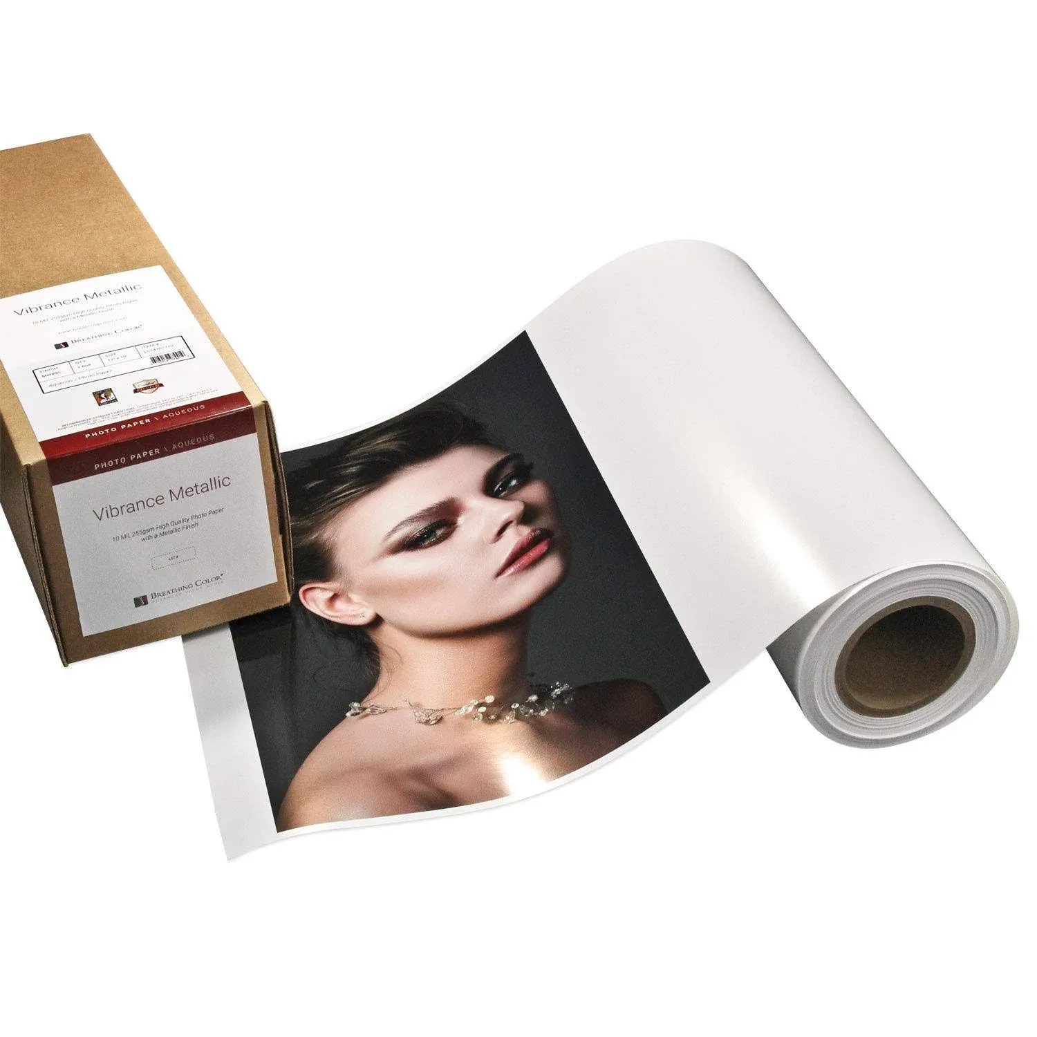 Breathing Color Vibrance Metallic Photo Paper(17&#034;x100&#039; Roll) #VIBMET17100