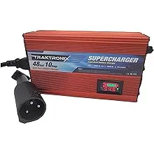 TRAKTRONIX Club CAR Battery Charger for 48 Volt Golf Carts