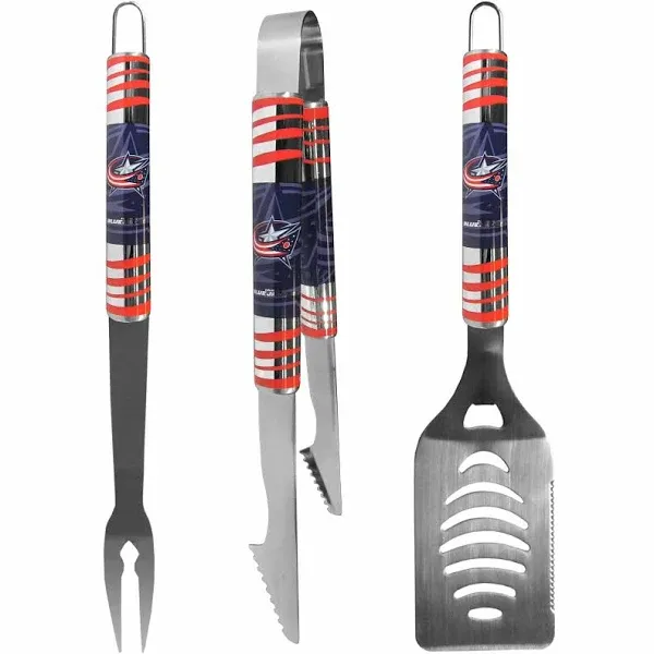 Columbus Blue Jackets 3 Piece Tailgater BBQ Set