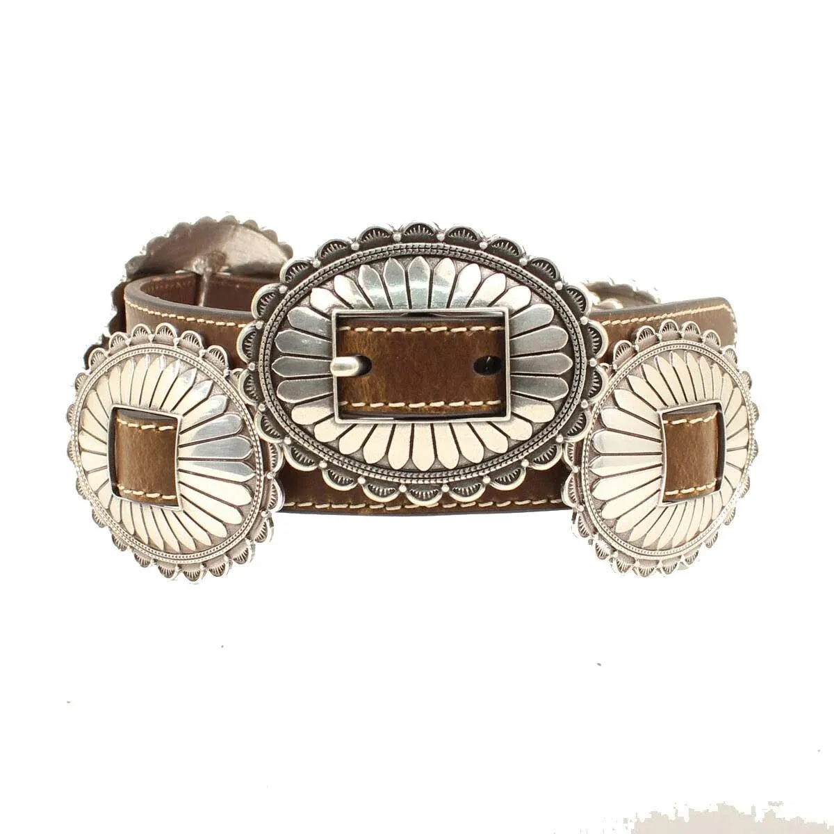 Nocona Large Oval Concho Buckle Belt