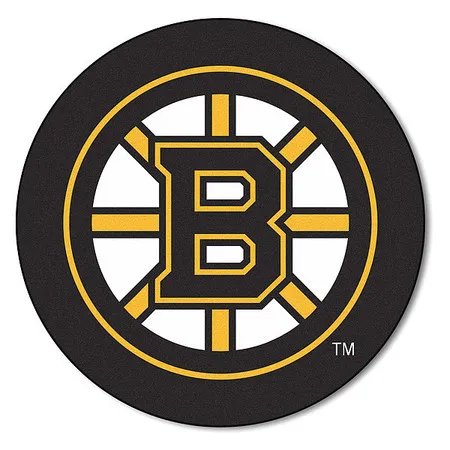 Retro NHL Boston Bruins Hockey Puck Rug - 27in. Diameter  | eBay