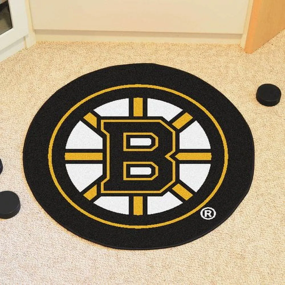 NHL Boston Bruins Puck Mat