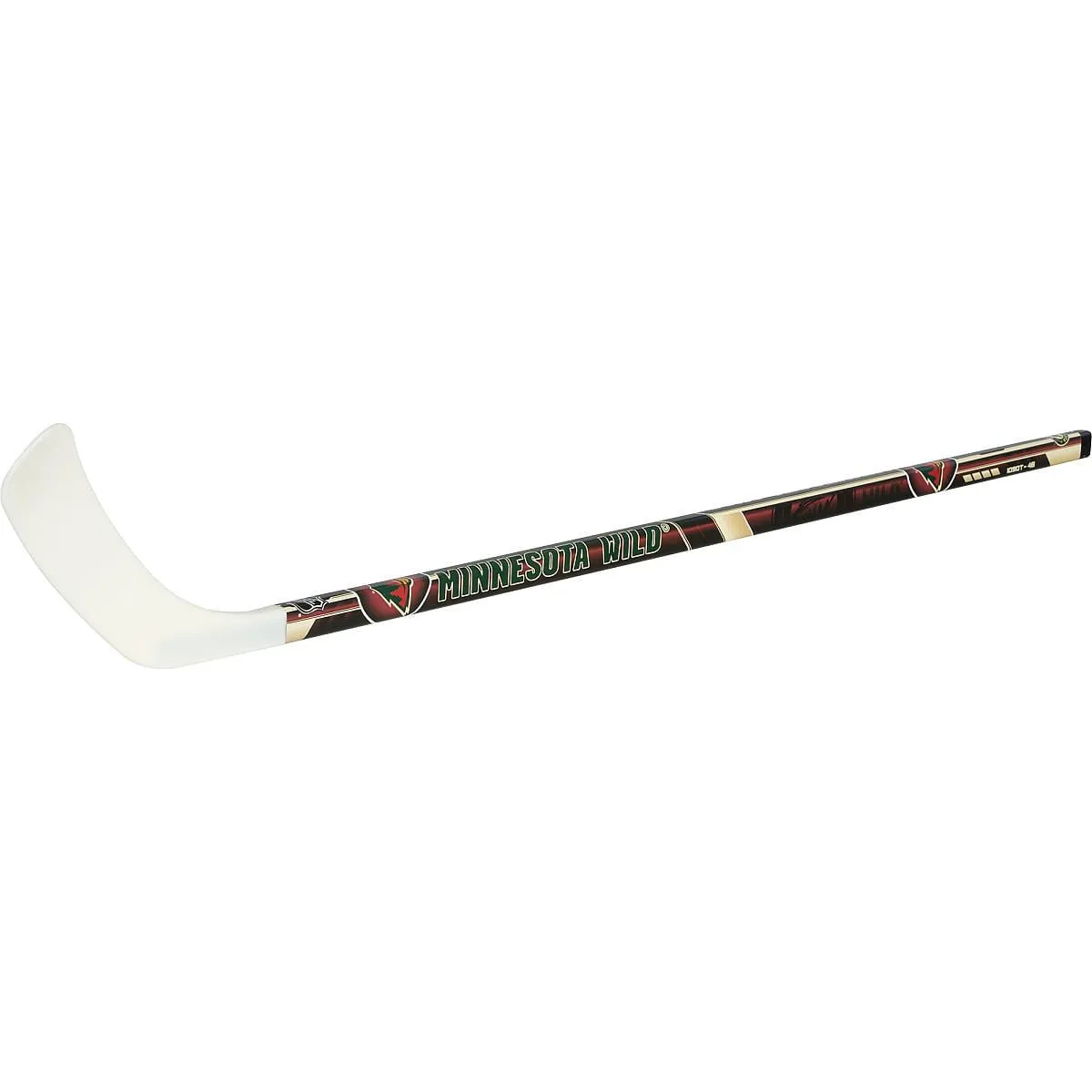 Franklin Sports NHL Minnesota Wild Team 48-Inch  Hockey Stick (Left) Junior Red