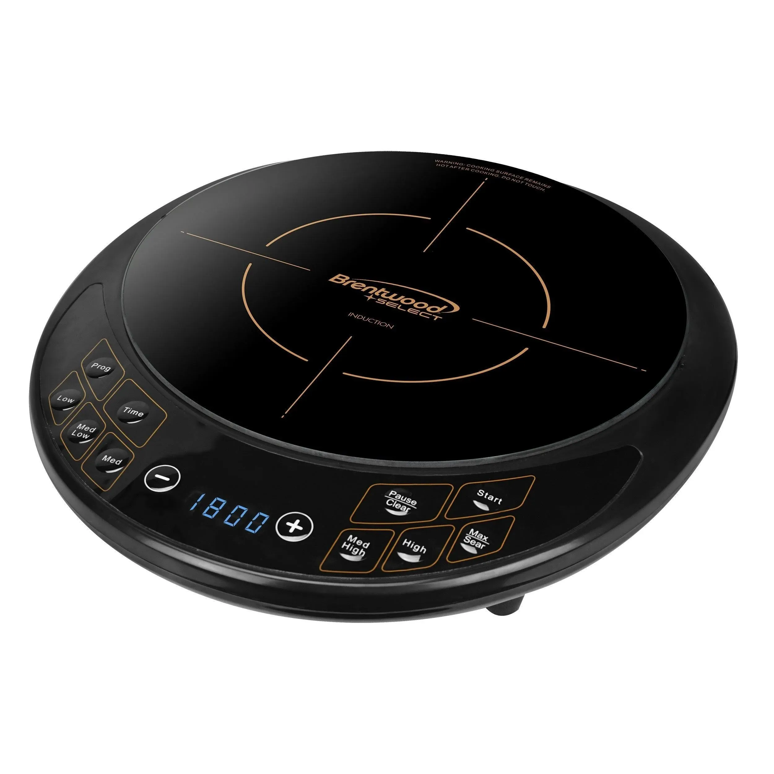 Brentwood Single Electric Induction Cooktop In Black. |1157