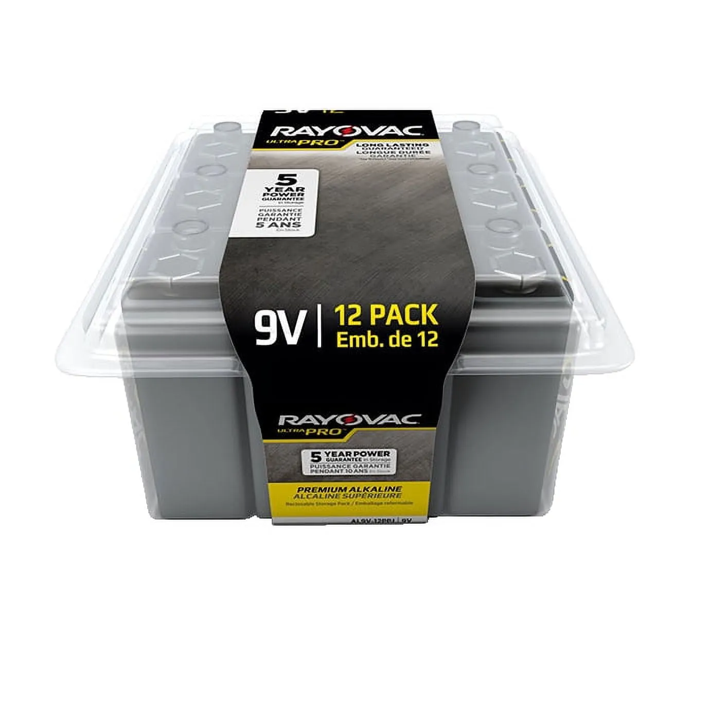 Rayovac 9V Ultra Pro Alkaline Batteries, 12 Pack