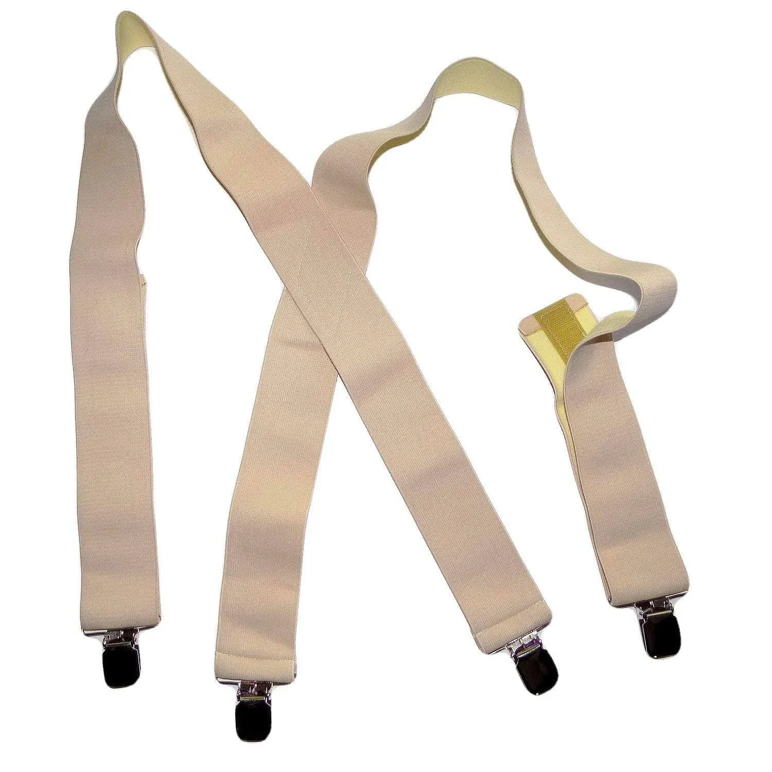 Holdup Under-Ups Suspenders for Men in Traditional X-Back Style with Patented Metal "No-Slip" clips