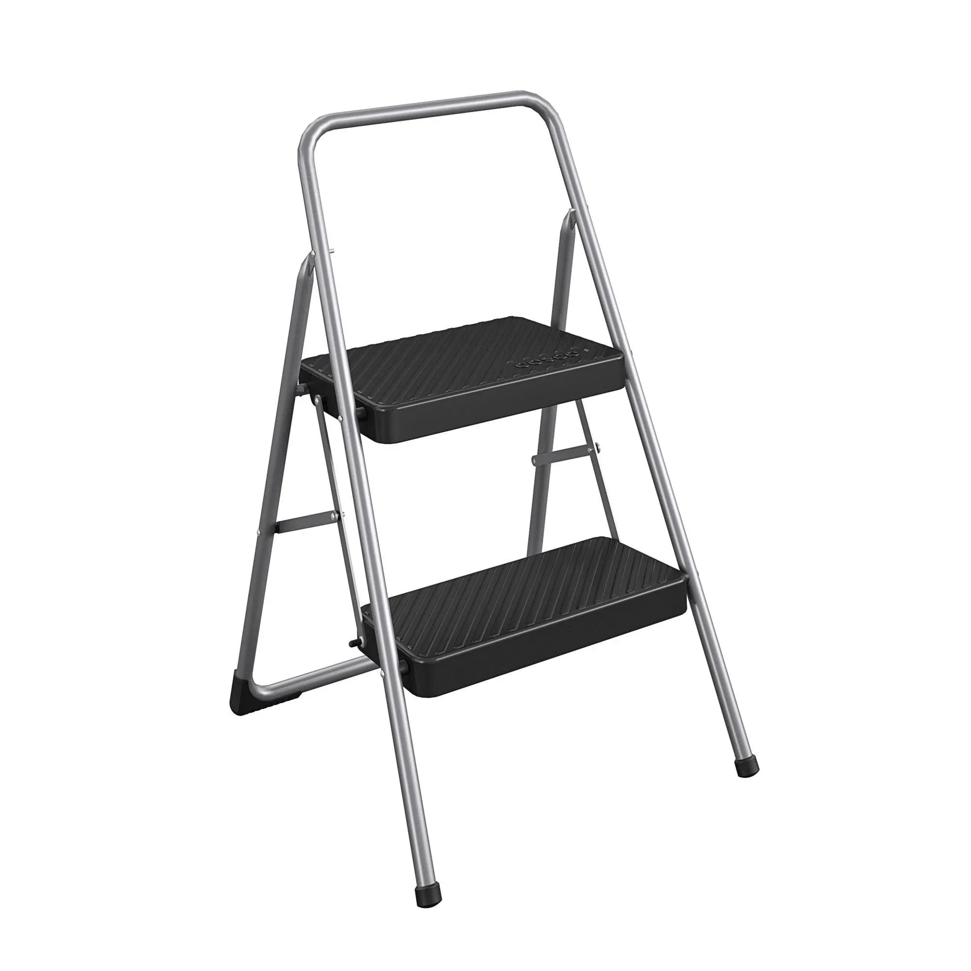 Cosco 2-Step Household Folding Step Stool, Gray