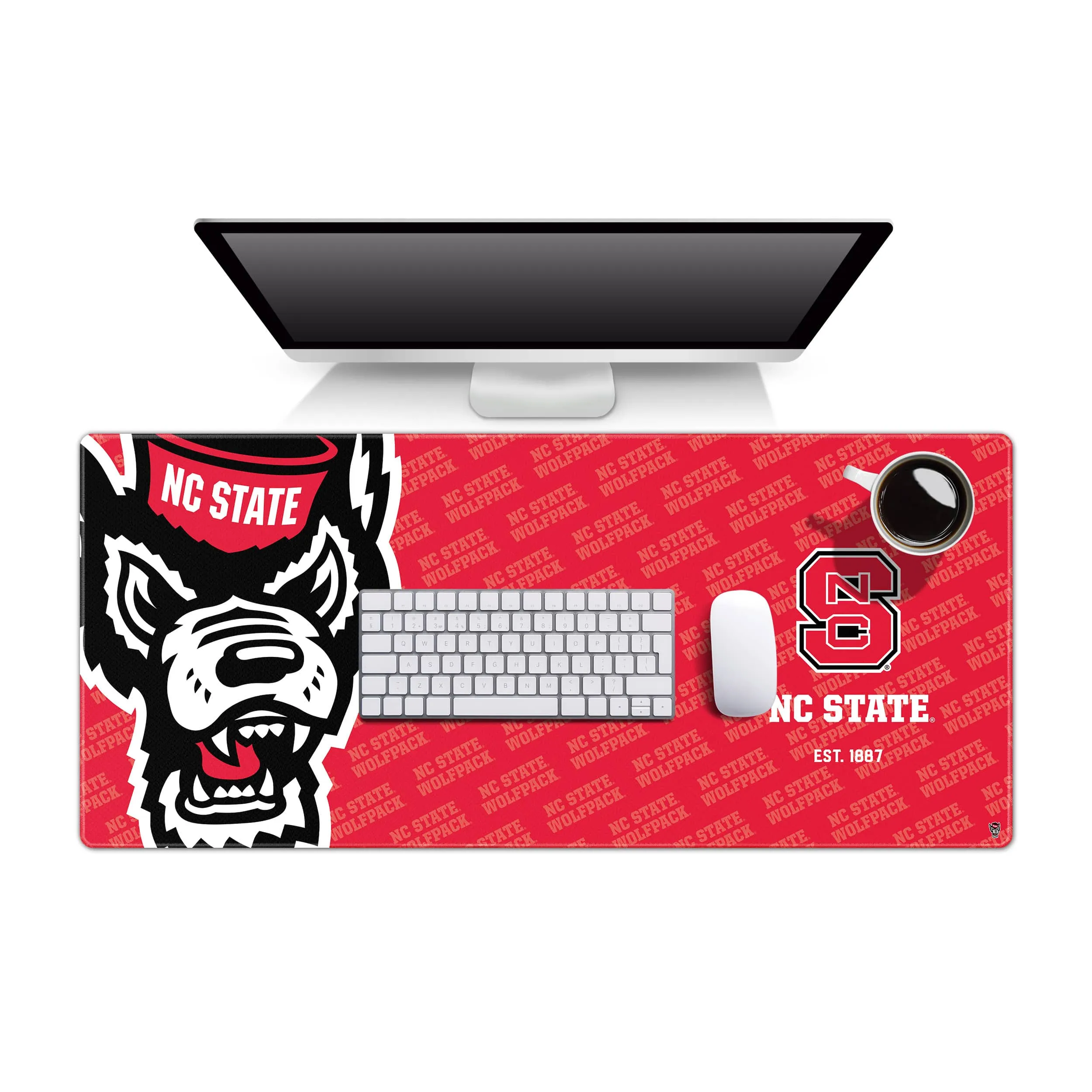 College Football Logo Series Desk Pad By Youthefan in Nc State Wolfpack | 35.4" x 15.7" | Michaels®