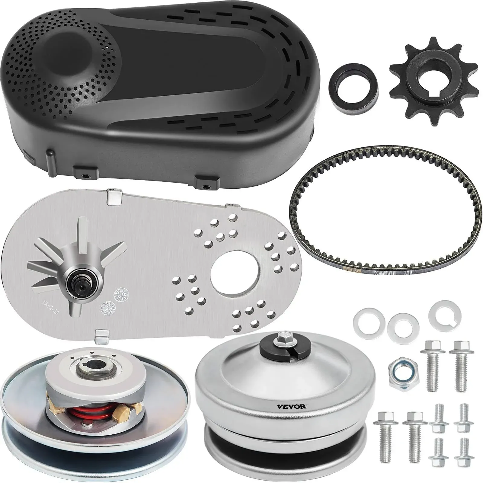 VEVOR 212cc Torque Converter Kit Go Kart 30 Series 6.5 HP Mini Bike Comet Clutch ...