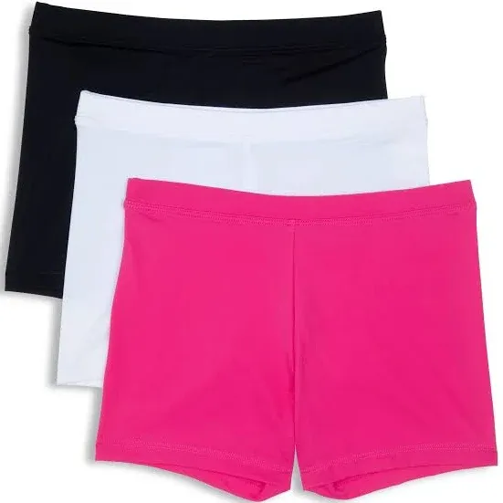 Girls' Breathable Play Short, 3 Pack