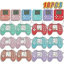 18Pcs Mini Games Party Favors Keychains for Kids Video Game Party Favors Vide...