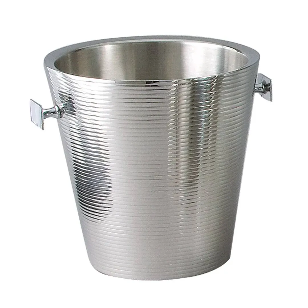 Elegance Lines - Champagne Bucket Doublewall Stainless Steel Silver