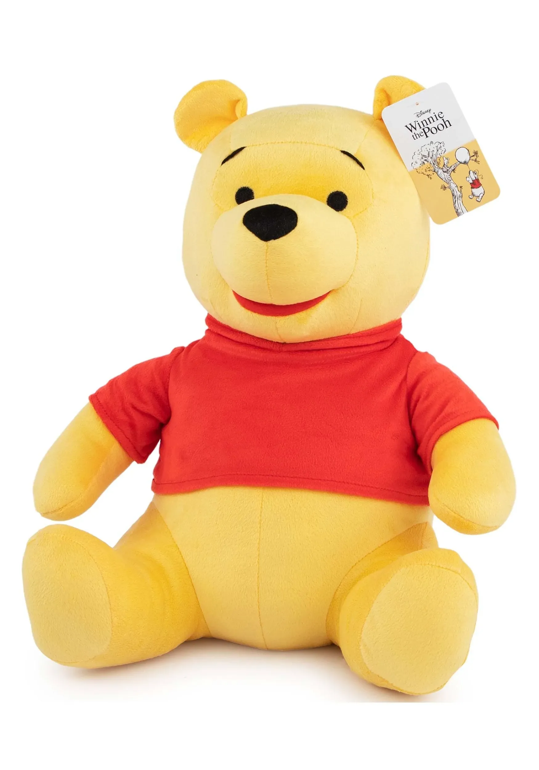 Disney Winnie The Pooh Pillow Buddy - Super Soft Polyester Microfiber, 16 inches (Official Disney Product)