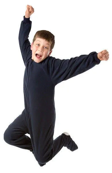 Kids One Piece Unisex Footed Pajamas