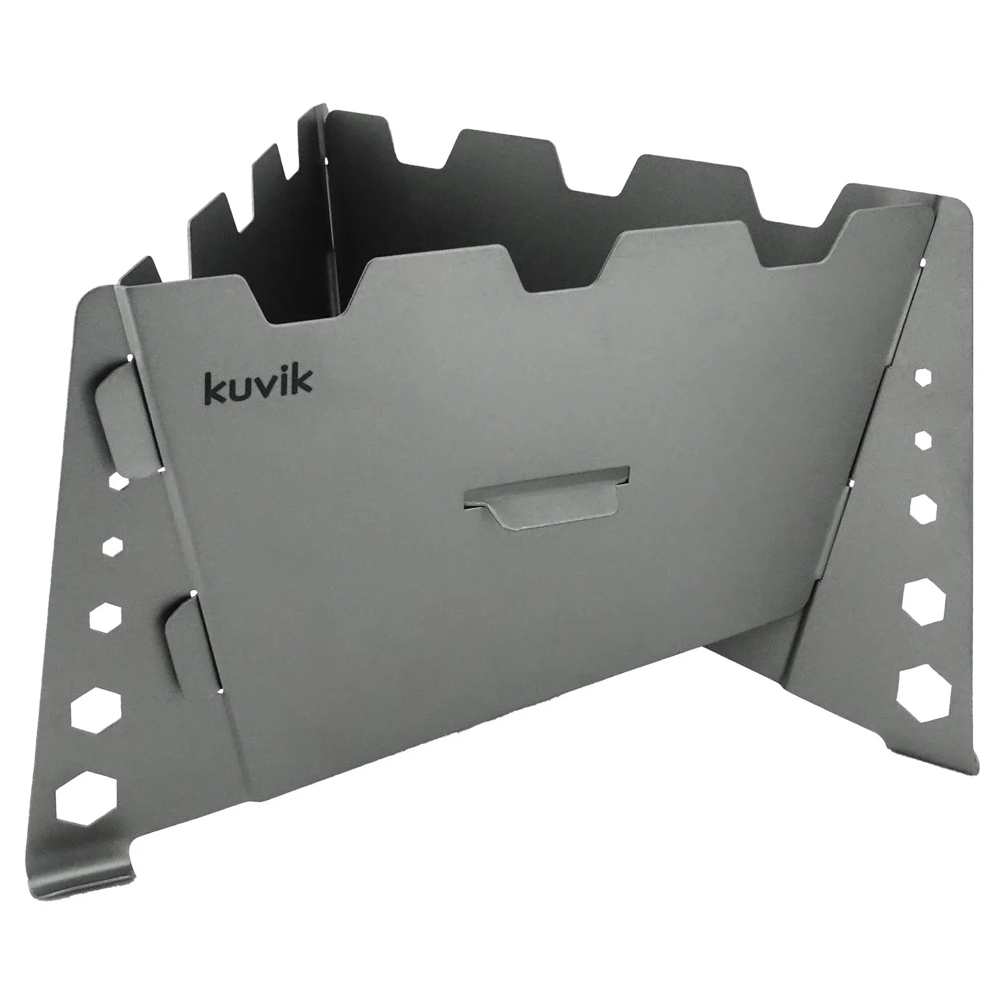 Kuvik Titanium Solid Fuel Stove - Ultralight and Compact Stove for, and Survival