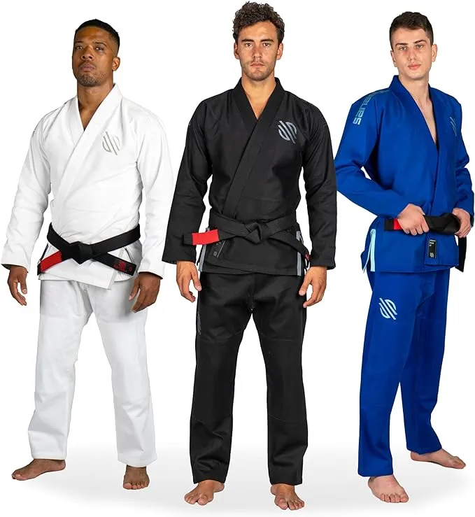 Sanabul Essential Brazilian Jiu Jitsu BJJ Gi (Grey, A3)