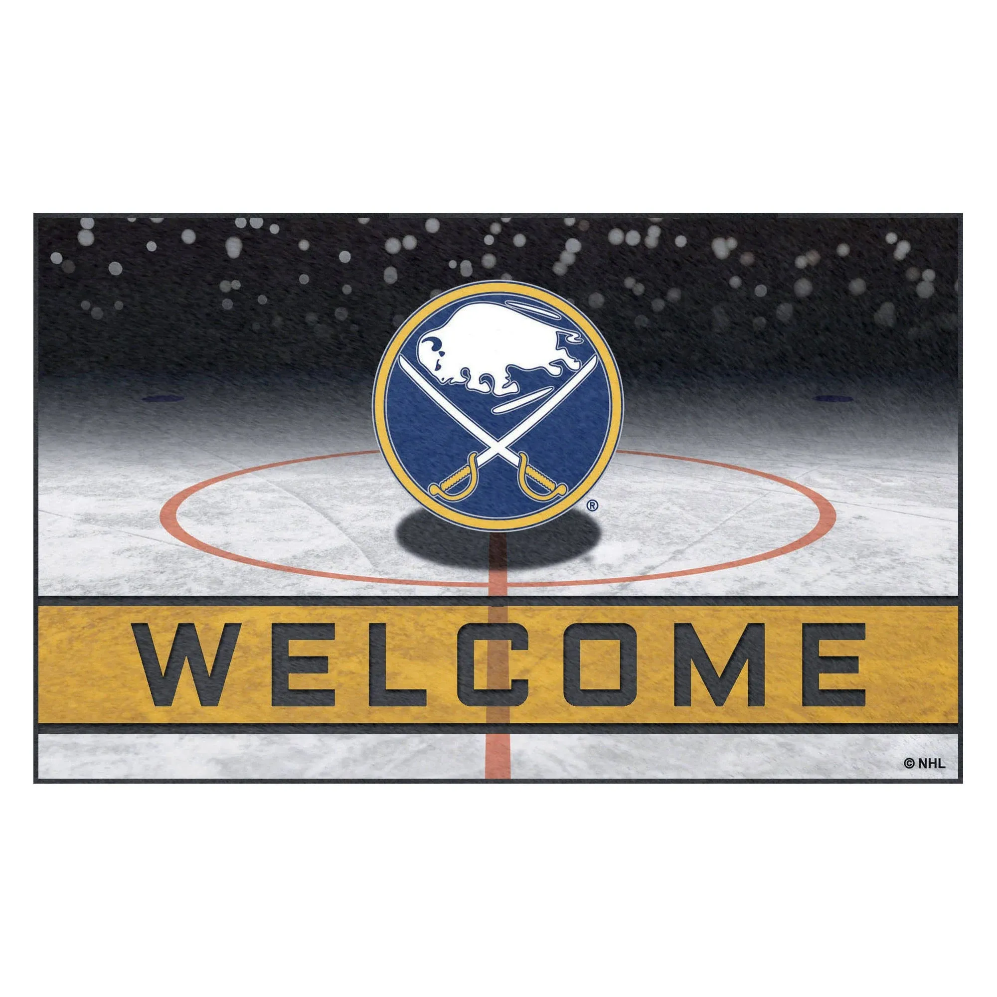 Officially Licensed NHL New York Islanders 18" x 30" Rubber Door Mat