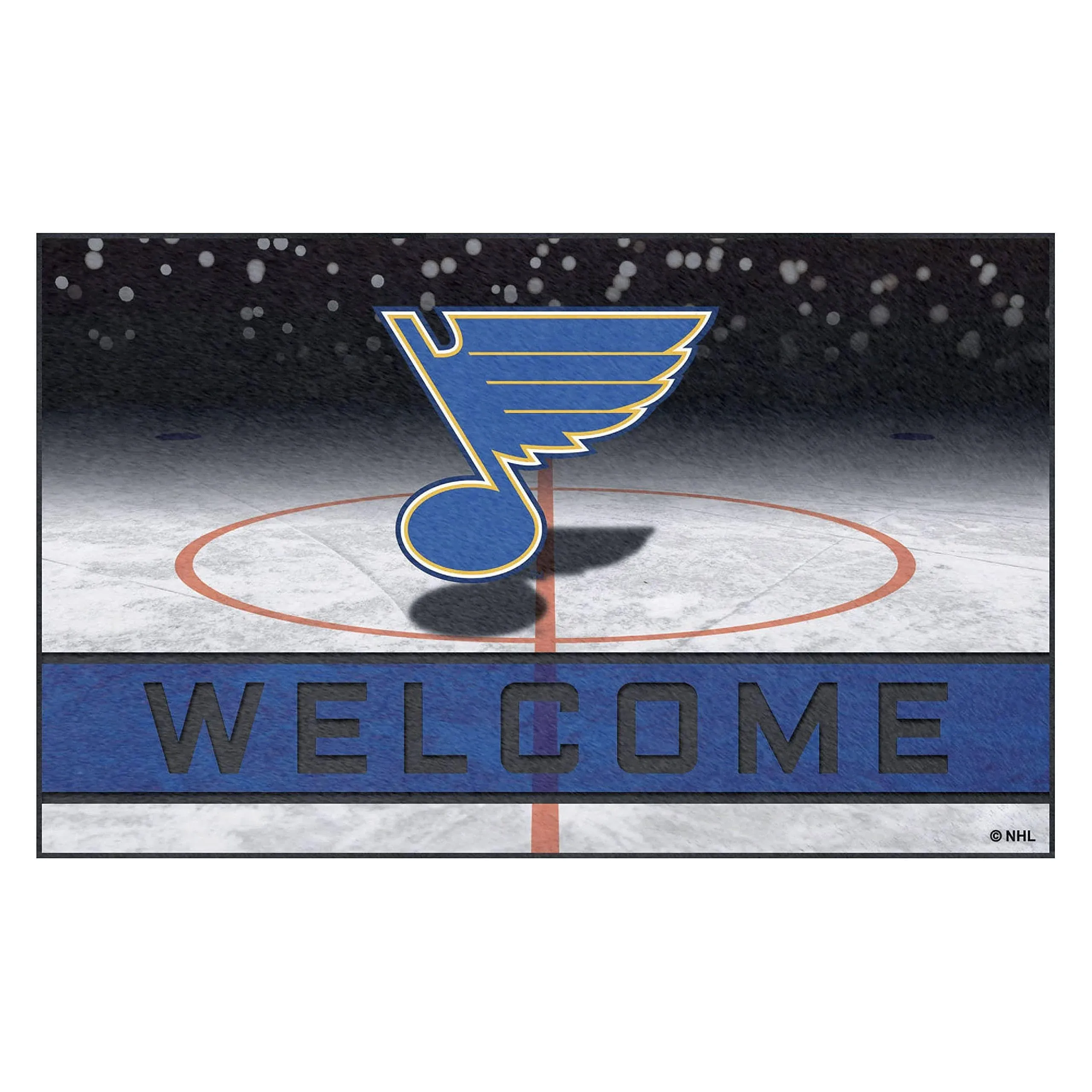 St. Louis Blues Crumb Rubber 30x18 Welcome Door Mat