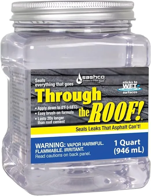 Through the Roof! 1 Qt. Cement & Patching Sealant