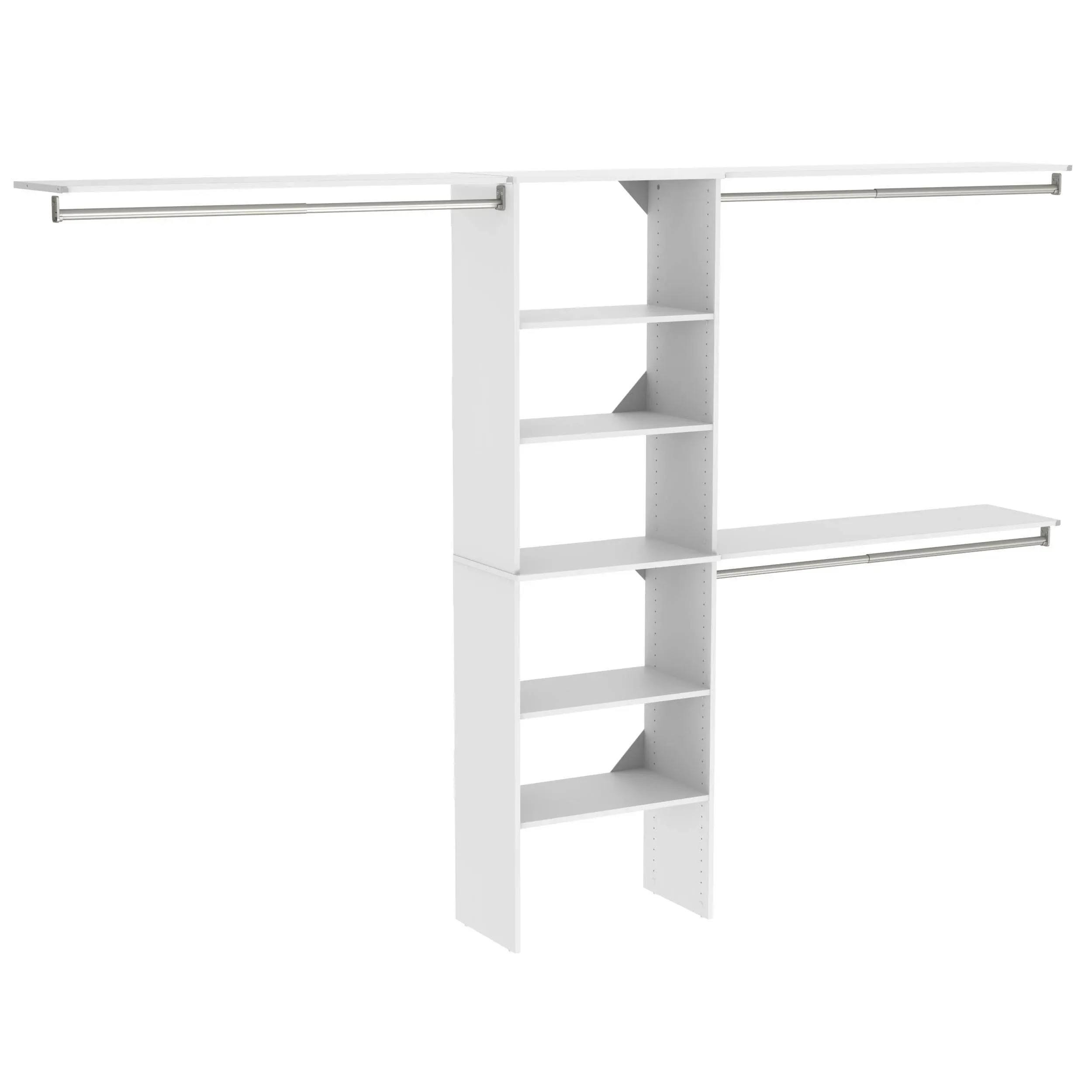 ClosetMaid 1931940 SuiteSymphony 25-inch Closet Organizer with Shelves, Pure White