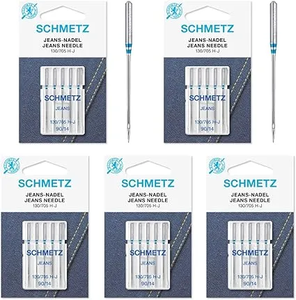 Schmetz Denim/Jeans Machine Needle Size 16/100 # 1712