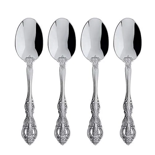 Oneida Michelangelo Fine Flatware Teaspoons, Set of 4