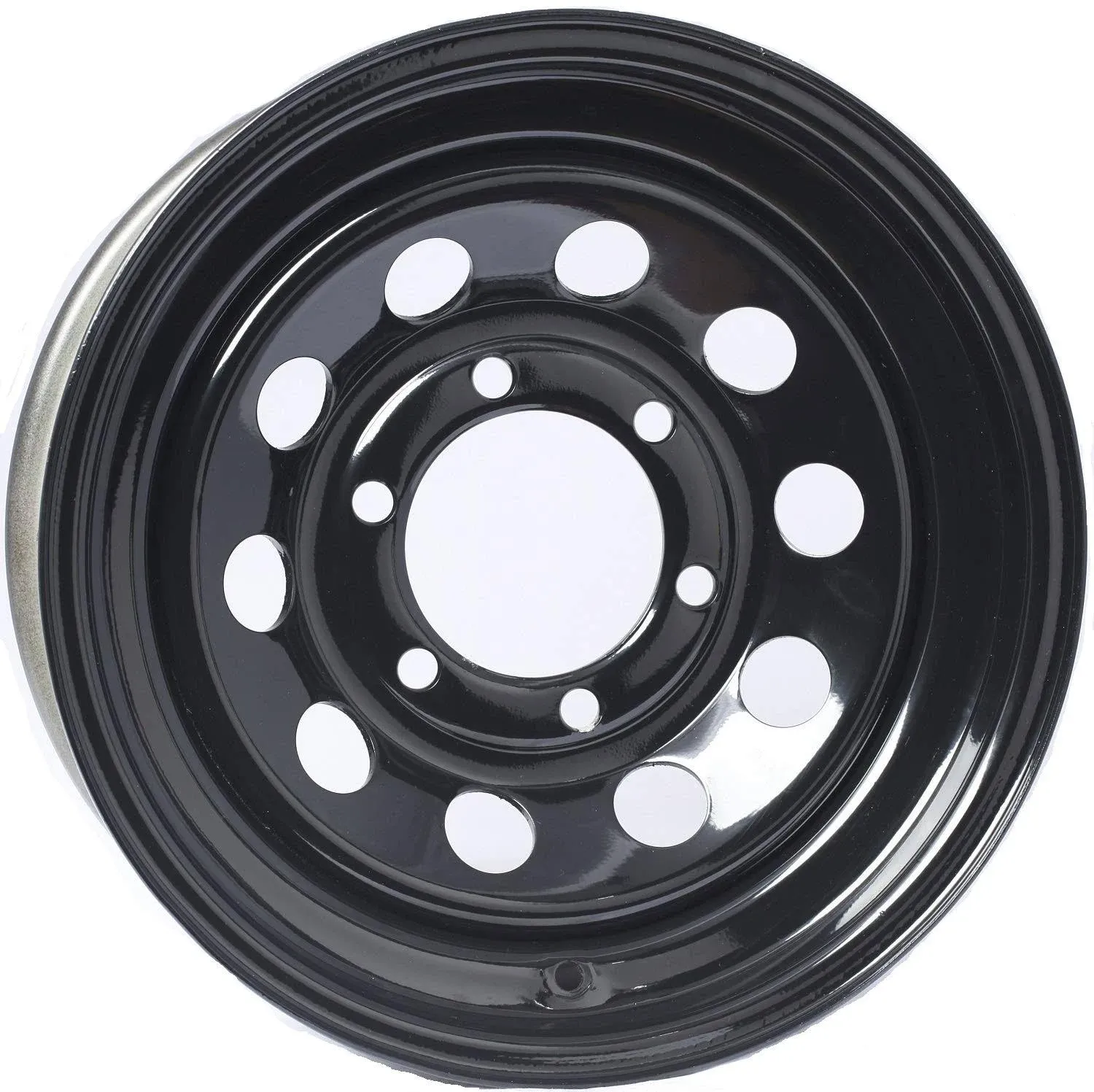 Ecustomrim 2-Pack Trailer Rim Wheel 15x6 Black Modular 2830 lb. 4.27 Center Bore ...