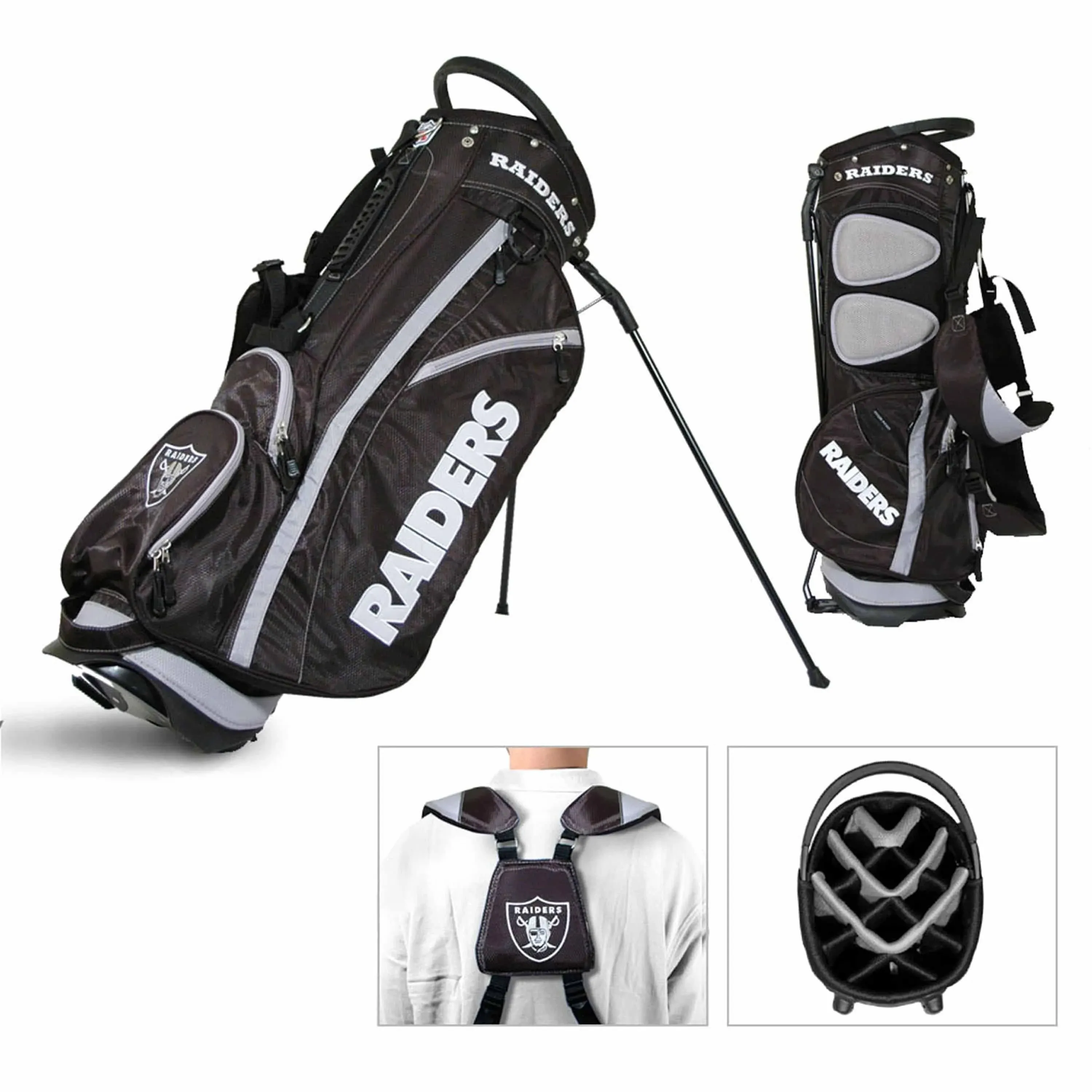 Team Golf Oakland Raiders Fairway Golf Stand Bag