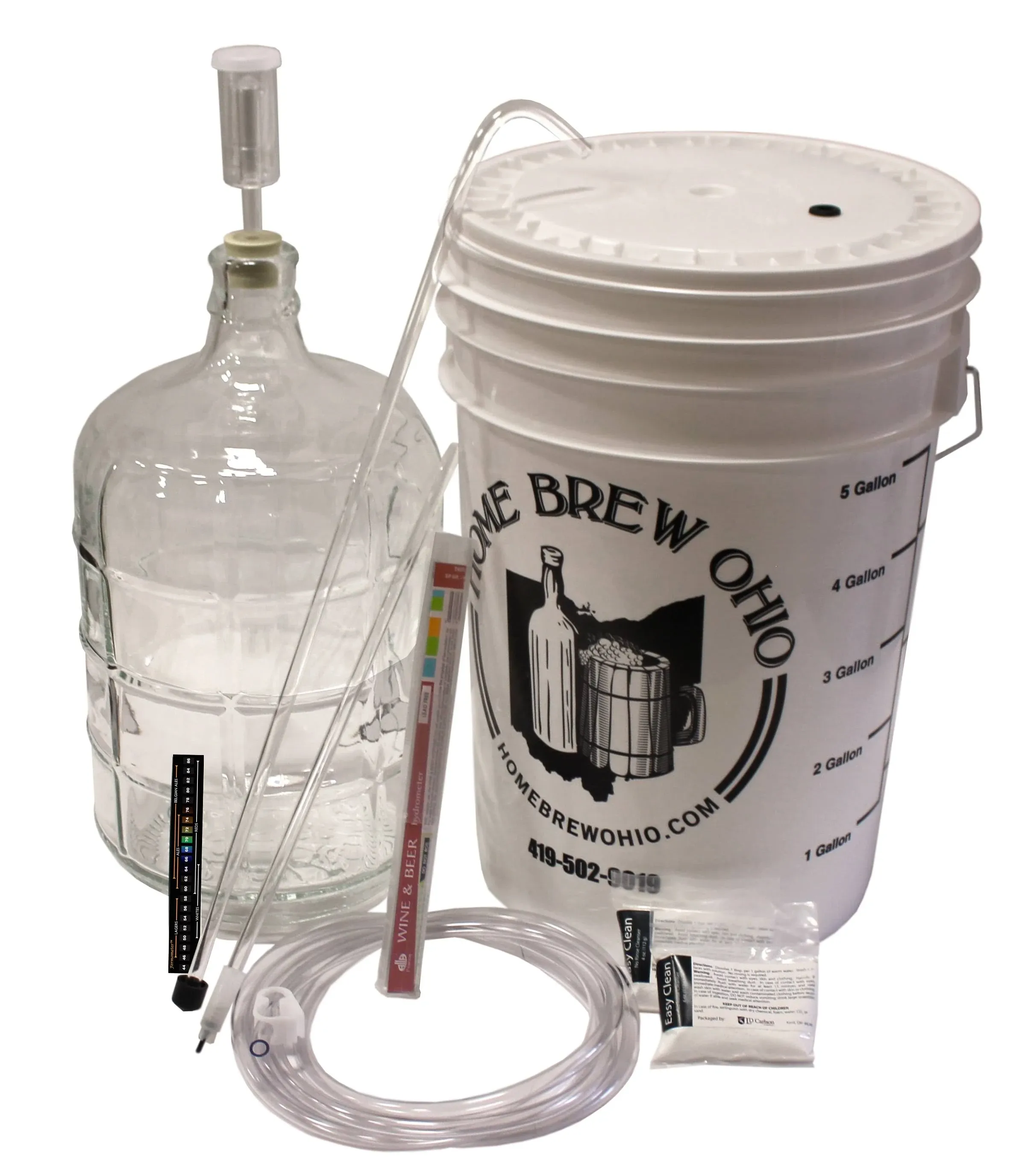 Wine Making Equipment Kit - Glass 3 Gallon