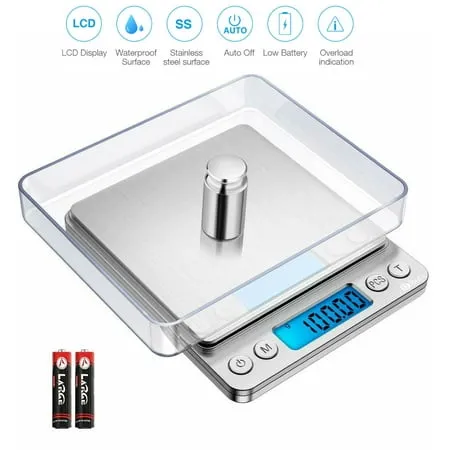 3000g Small Scale 0.1g Resolution Digital Touch Pocket Scale Electronic Precision Weed Jewelry Scale