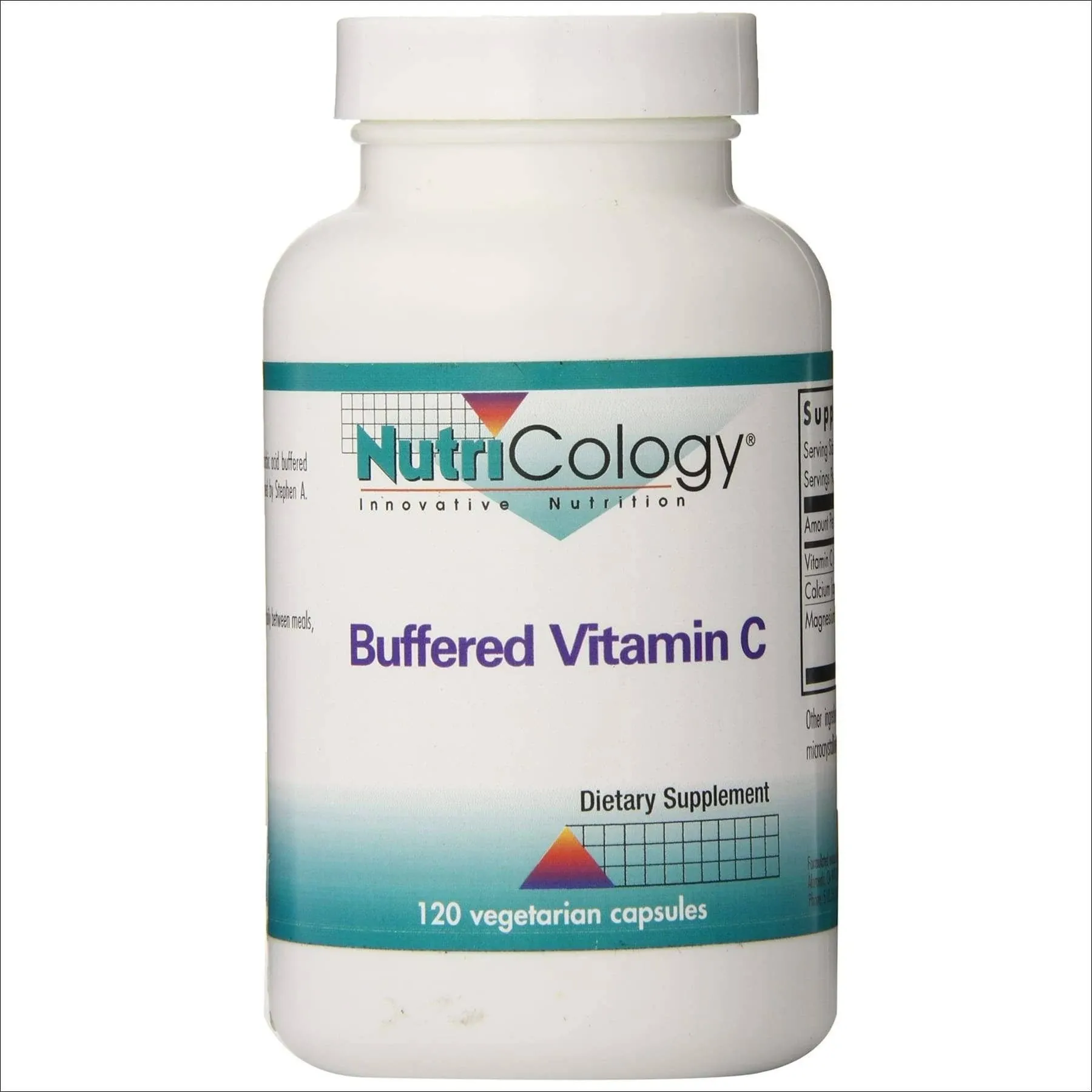 Nutricology, Buffered Vitamin C with Calcium and Magnesium, 120 Vegetarian Capsules