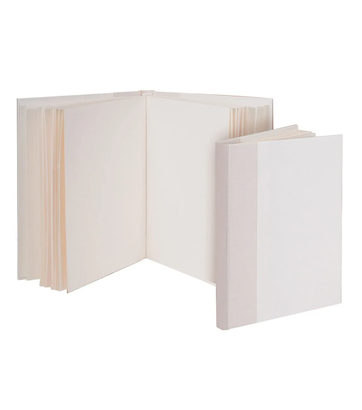 Lineco Blank Kit Books by Hand, 5.25" x 7.25", Ivory