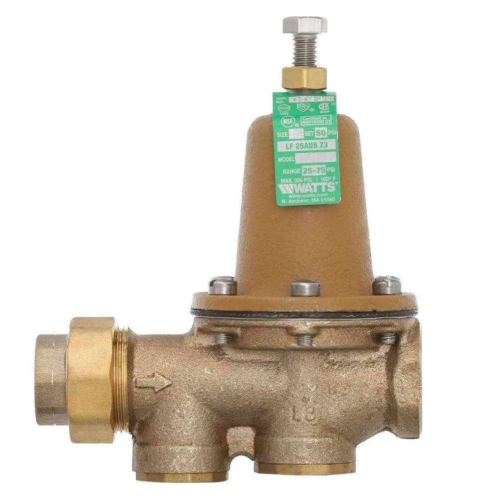 Watts Water Pressure Reducing Valve 1/2